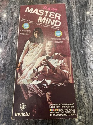 Invicta Super Master Mind Game 1972 Vintage Excel Condition Complete Boxed Rare - Image 1 of 4