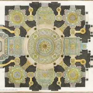 1751 Huge Diderot Encyclopédie Folio Hand-Colored Engraving, MARBRERIE, Pl XI - Picture 1 of 6