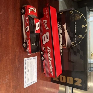 2002Brookfield Earnhardt Jr. 1:24 Budweiser Crew Cab Truck, And Trailer - Picture 1 of 8