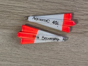 AQUANTIC 2 x Heringsblei 40g ,Grundblei, Angelblei weiß/rot Set (2 von 5) - Bild 1 von 2