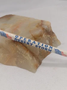 Lápiz de madera sin afilar de colección operación Tormenta del desierto apoyamos a nuestras tropas - Imagen 1 de 5