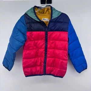 Chaqueta acolchada Epic Threads para niños talla 5 colorblock abrigo de invierno con capucha - Imagen 1 de 5