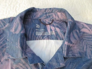 Camicia uomo manica corta casual snap up tutto in movimento taglia XL foglie di palma - Foto 1 di 9