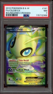 Pokemon PSA 7 Celebi 141/149 Black & White Boundaries Crossed Full Art Near Mint - Bild 1 von 2
