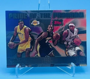 KOBE BRYANT LAMAR ODOM A. BYNUM 2006-07 TOPPS PRIDE OF THE PROGRAM LAKERS - Picture 1 of 3