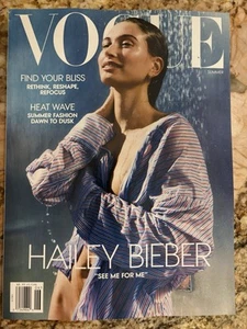 HAILEY BIEBER Vogue Magazine US Summer 2025 Fast Shipping! - Picture 1 of 11