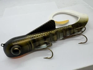 12" Musky Innovations Magnum Bulldawg TRO Olive Perch Holo Jerkbait Musky Lure - Bild 1 von 6