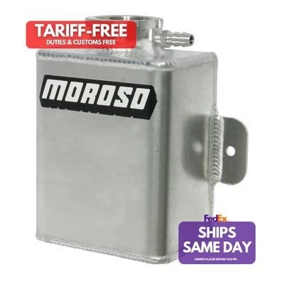 Moroso 63766, One Natural Aluminum Coolant Expansion Tank - Universal Performanc - Imagem 1 de 4
