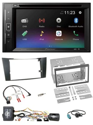 Pioneer Bluetooth Lenkrad USB 2DIN DAB DVD Autoradio für E-Klasse Mercedes W211 - Bild 1 von 4