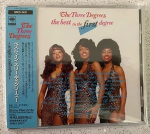 The Three Degrees – The Best In The First Degree (CD) JAPAN OBI SRCS-661 Promo * - Picture 1 of 2
