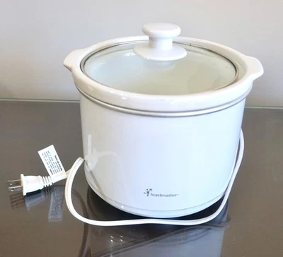 Toastmaster  1½-Quart Slow Cooker w/Removable White Crock Insert  & Lid, TSC15 - Image 1 of 4