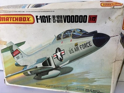 Matchbox #PK-411 F-101F/RF-101B CF-101B Voodoo 1:72 Scale Open Box  Unbuilt 1980 - Image 1 of 4