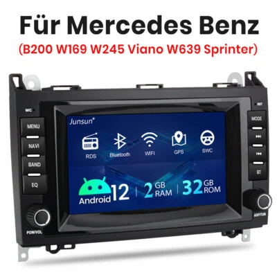 Autoradio Android GPS Navi Für Mercedes Benz A/B Klasse Sprinter Viano Vito W639 - Bild 1 von 4