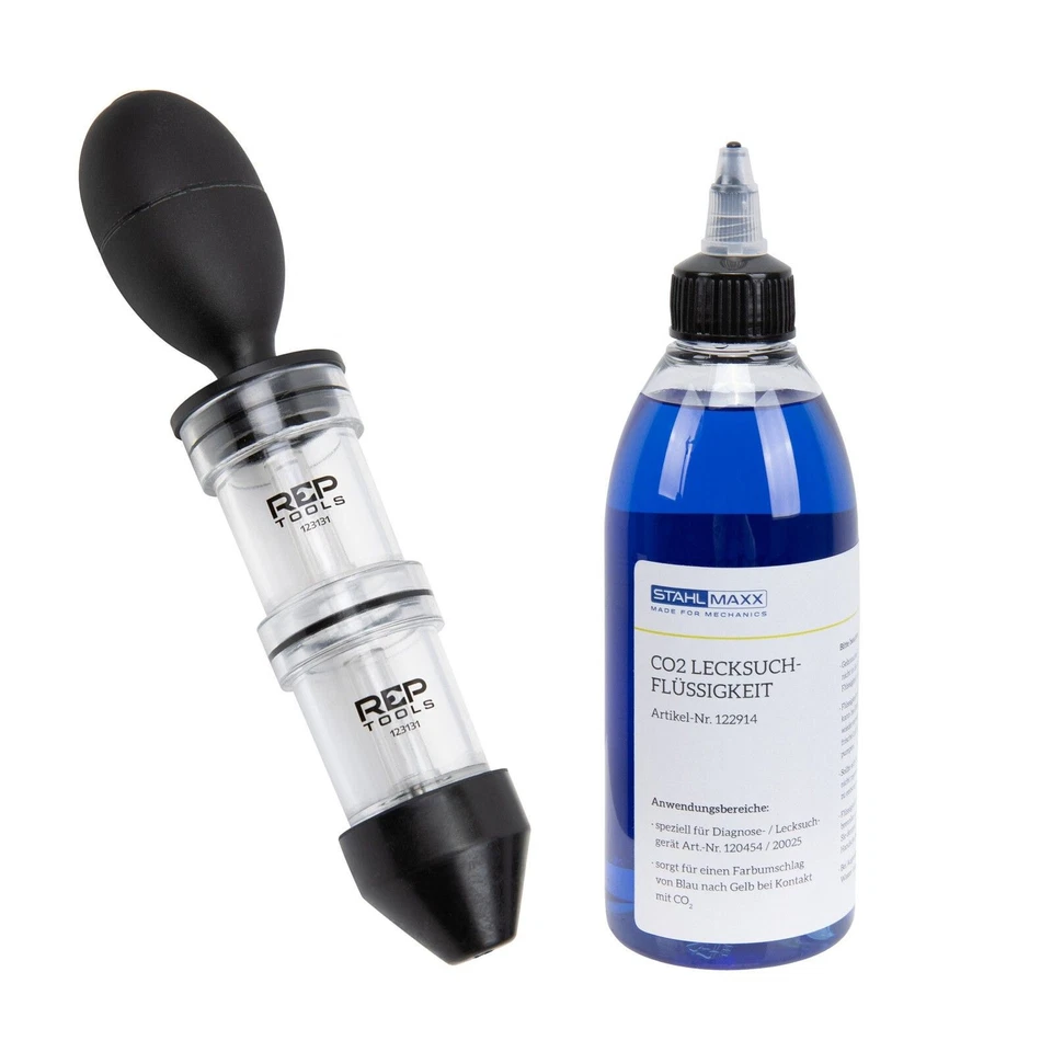 CO2 Tester Zylinderkopf Dichtung prüfen inkl. Kontrastmittel Kühlwasser KFZ PKW - Bild 1 von 1