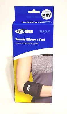 网球肘部和垫支撑臂压缩腱炎轻度疼痛缓解包裹带 — 第 1/4 张图片