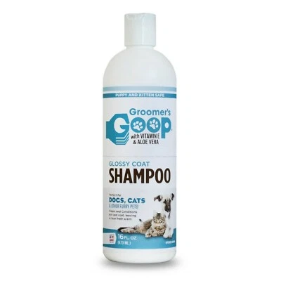 Groomer's Goop Glossy Coat Pet Shampoo, 16 Ounce Flip-Top Bottle