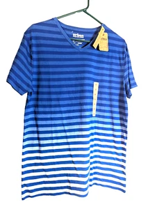 Camicia Urban Pipeline blu a righe M nuova con etichetta - Foto 1 di 5