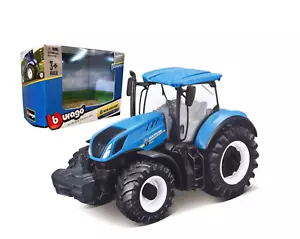 Trattore giocattolo New Holland T7.315 Burago in scala 1:50 - Foto 1 di 1