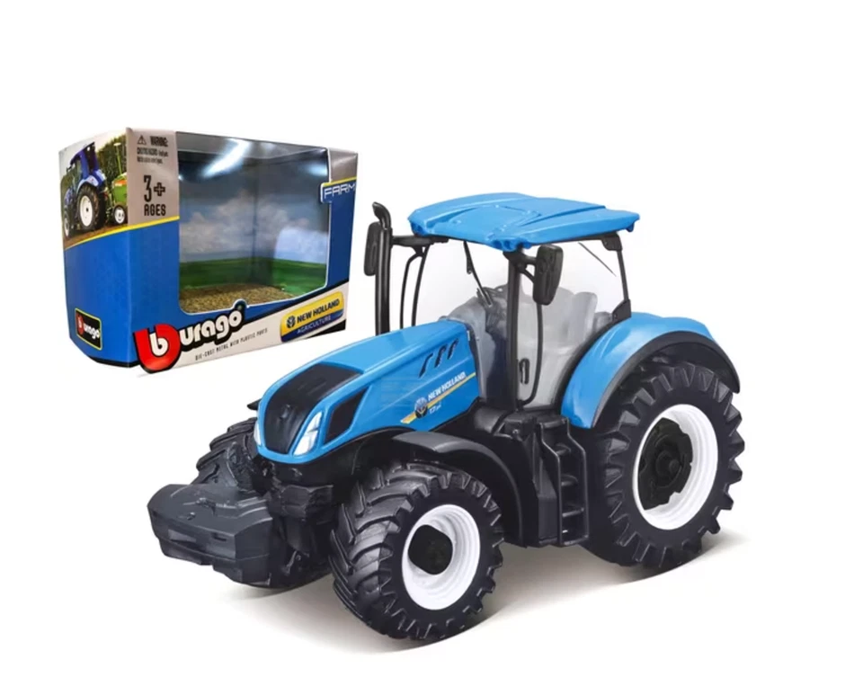 Tractor Toy New Holland T7.315 Burago IN Scale 1:50 - Image 1 of 1
