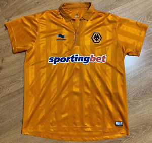 Wolverhampton Wanderers 2012/2013 Home Football Shirt Soccer Jersey Size L