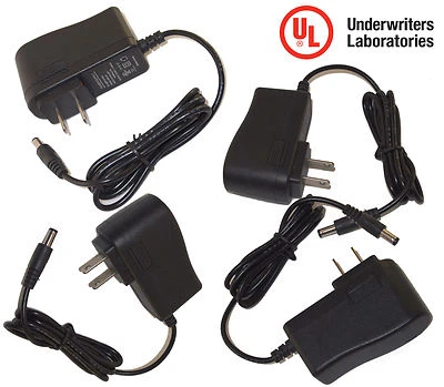 4x AC to DC LED Strip Security Camera Power Supply Adapter 12V DC 1 Amper - Image 1 of 4