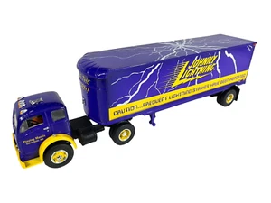 19-2056 First Gear Johnny Lightning 1953 White 3000 Tractor Trailer- 1/34 - Picture 1 of 10