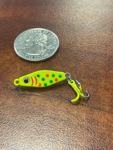 Cuchara Rattlin PT 1/32 OZ - Pan Maravilla Amarillo - Señuelo de pesca en hielo - Imagen 1 de 4