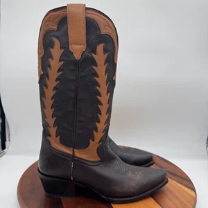 Tecovas Birthday Boots Limited Edition VII Womens 11 Chocolate Deerskin Western - Picture 1 of 15