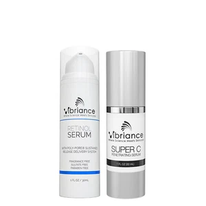 Vibriance Dynamic Duo Skincare Bundle | Siero Vitamina Super C, Cura della Pelle al Retinolo - Foto 1 di 12