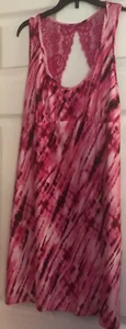 Women's Tie Dye Pink Nightgown Size Medium NWT - Picture 1 of 2