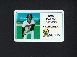 Tarjeta de crédito 1981 Permagraphics ROD CAREW (uniforme #29) Angels Perma Graphics - Imagen 1 de 2