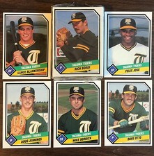 1989 CMC (TCMA) Tacoma Tigers Minor League UNOPEN Team Set Oakland A's  E5105628