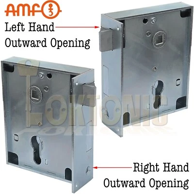 AMF Heavy Duty Rim Lock Outward Opening Wood Shed Gate Sashlock Made In Germany - Image 1 of 2
