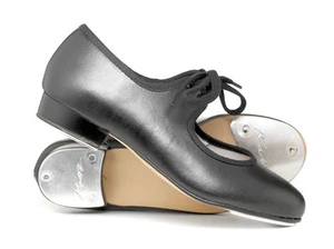 Girls Ladies Low Heel Tap Dance Shoes With Plates All Colours By Katz Dancewear - Picture 1 of 40