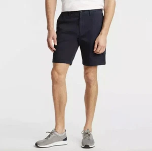 NEU MIT ETIKETT $ 55 NAUTICA Herren 30 FLACHE VORDERE DECK SHORTS 8,5 ZOLL Gezeitenblau BAUMWOLLKÖPER - Bild 1 von 2