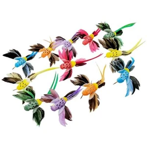 12pcs Realistic Artificial Hummingbird Clip on 5.5inch Foam Feathered Birds O... - Picture 1 of 6
