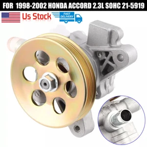 Power Steering Pump w/ Pulley for Honda Accord 1997-2002 2.3L SOHC 21-5919 - Picture 1 of 12
