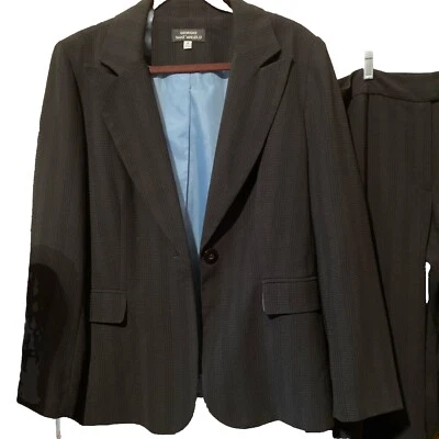 Traje chaqueta blazer y pantalón negro vintage Giorgio Santangelo para mujer 16 Foto 1 de 4