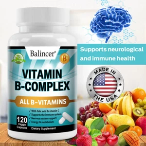 Vitamin B Complex - 30TO120 Capsules - Quality Standards - Simple Supplements - Picture 1 of 11