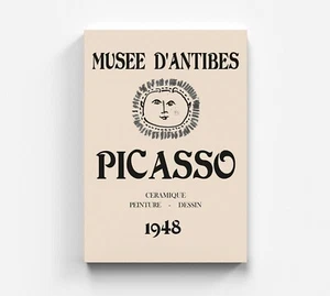 Picasso Leinwandbild Keramik Wandbilder Design Kunst Leinwand Modern Art Bild - Foto 1 di 7