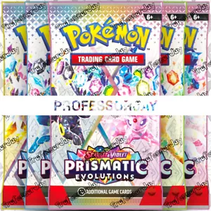 Pokémon TCG 151 Tarjetas (1x) SV8.5 Prismático Evolutions Nuevo Sellado Paquetes - Picture 1 of 5