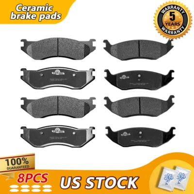 Pastillas de freno delanteras y traseras de cerámica para Dodge Durango 2003-2006, camioneta Ram 1500 2003 Foto 1 de 4