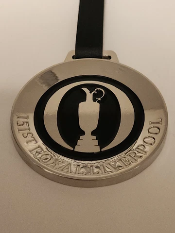 2023 British Open-Bag Tag-151st ROYAL LIVERPOOL- BLACK AND NICKEL Direct FROM UK Cover