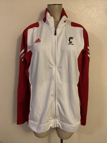 University of Cincinnati Bearcats Womens Soccer Adidas Scorch Jacket Size L Cover