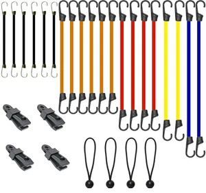 Savage Island Variety Pack Heavy Duty Elastic Military Bungee Cords - Picture 1 of 1