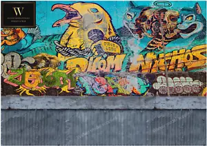 1:18 - 1:24 pareti graffiti garage - sbucciare e applicare fogli decalcomania. Set 139 - Foto 1 di 5