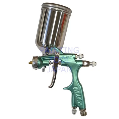 Devilbiss DEMI2-DL8-11-G 1.1mm with cup LIMITED Mint Green LVMP small spray gun - Image 1 of 4
