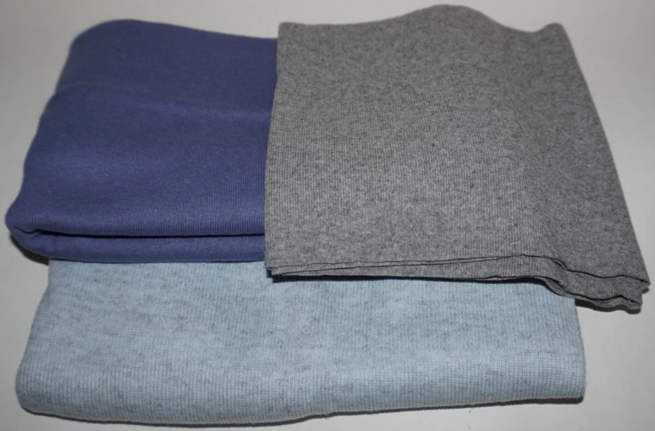 3 Pieces, Unbranded, Light Gray/Dark Gray/Blue, Stretchable, Jersey Fabric - Image 1 of 1