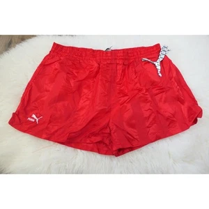 Pantaloncini calcio PUMA nylon uomo XL foderati lucidi nuovi con etichette vintage anni 90 - logo ricamato - Foto 1 di 11