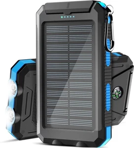 Solar Charger,38800mAh Solar Power Bank, Waterproof External Backup Battery Powe - Picture 1 of 9